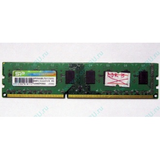 НЕРАБОЧАЯ память 4Gb DDR3 SP (Silicon Power) SP004BLTU133V02 1333MHz pc3-10600 (Артем)